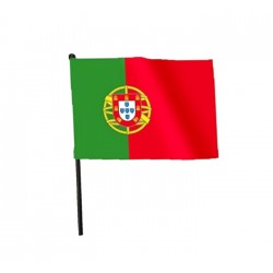 Bandeira Portugal C/ Pau -...